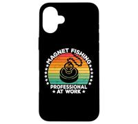 Carcasa para iPhone 16 Plus Magnet Fishing Treasure Hunters Dirt Fisher Metal Detecting