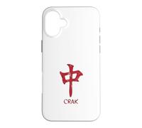 Carcasa para iPhone 16 Plus Mahjong Lovers Crak Red Dragon Símbolo Azulejos Puntos Bam Kung