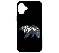 Carcasa para iPhone 16 Plus Mama Bear Celestial Print Pattern Stars Astronomía Astrología