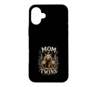 Carcasa para iPhone 16 Plus Mama de Gemelos Diseno Oso