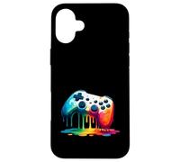 Carcasa para iPhone 16 Plus Mando de Videojuegos Gráfico Divertido Gamer Niños Chicos