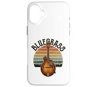 Carcasa para iPhone 16 Plus Mandolina Vintage Mandolinista Retro Guitarra Mandolina
