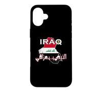 Carcasa para iPhone 16 Plus Mapa de Bandera de Irak Vintage para Amantes iraquíes 2026 Hombres, Mujeres y niños