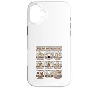 Carcasa para iPhone 16 Plus Mapa Emociones Cuerpo Psicología Bienestar