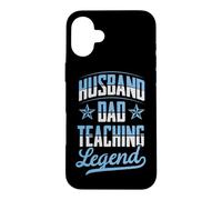 Carcasa para iPhone 16 Plus Marido Papá Enseñando Leyenda Padres Día Maestro