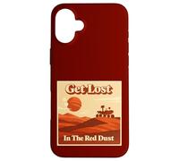 Carcasa para iPhone 16 Plus Mars Rover Get Lost In The Red Dust Retro Space Exploration