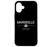 Carcasa para iPhone 16 Plus Marsella Francia Viaje a Francia Regalo de Marsella