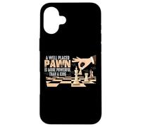 Carcasa para iPhone 16 Plus Más poderoso Que un Rey | Chess Piece Chess Board Chess