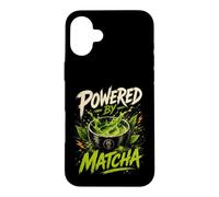 Carcasa para iPhone 16 Plus Matcha Green Japanese Tea Drink Beverage Humor