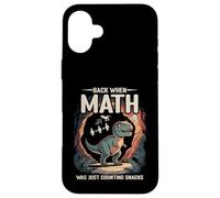 Carcasa para iPhone 16 Plus Matemáticas Dino Matemáticas Profesor Álgebra Dinosaurio Matemáticas