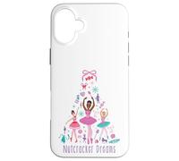 Carcasa para iPhone 16 Plus Mattel - Barbie Holidays - Cascanueces Sueños Barbies Bailando