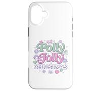 Carcasa para iPhone 16 Plus Mattel - Polly Pocket Holidays - Polly Jolly Navidad Iconos