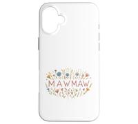 Carcasa para iPhone 16 Plus Mawmaw Floral Wildflower Garden Design para Abuelas
