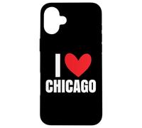 Carcasa para iPhone 16 Plus Me Encanta Chicago Illinois Deep Dish River Windy City 312 773
