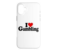 Carcasa para iPhone 16 Plus ME Encanta CORAZÓN APUESTAS Casinos Trading Las Vegas