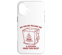 Carcasa para iPhone 16 Plus Me estás Diciendo un Pollo Frito Este arroz Divertido Juego de Palabras