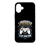 Carcasa para iPhone 16 Plus Me gradué ¿Puedo Volver a Jugar Ahora?