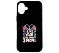Carcasa para iPhone 16 Plus Me Gusta Yaoi y Tal Vez 3 Personas
