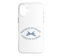 Carcasa para iPhone 16 Plus Mecánica Conocedor de Cosas Fixer of Things Funny Men Man Dad