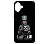 Carcasa para iPhone 16 Plus Médico De La Peste Quiero Que Te Laves Las Manos