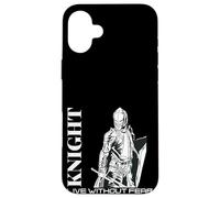 Carcasa para iPhone 16 Plus Medieval Renaissance Knight Live Without Fear Warrior