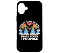 Carcasa para iPhone 16 Plus Megalodon Fossil Teeth Just One More Shark Tooth Geologist