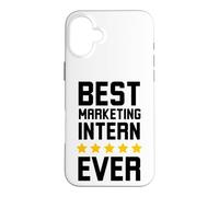 Carcasa para iPhone 16 Plus Mejor pasante de Marketing Divertido Humor de Marketing 5 Estrellas