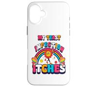 Carcasa para iPhone 16 Plus Meme Gracioso Me Pica la candidiasis. Extraño