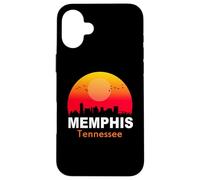 Carcasa para iPhone 16 Plus Memphis Tennessee Vintage Sunset Retro City State USA