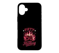 Carcasa para iPhone 16 Plus Menopausia Humor Hot Flash Supervivencia Mediana Power Squad