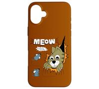 Carcasa para iPhone 16 Plus Meow Finding Mouse, Cats & Mice Illustration Graphic Designs