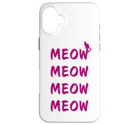 Carcasa para iPhone 16 Plus Meow Meow Meow Meow - Cat Song Rescue Staff & Volunteers