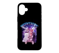 Carcasa para iPhone 16 Plus Meowtastic Meow Cat Fantastic 80s Funny Kitten Cats Lover