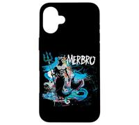Carcasa para iPhone 16 Plus Merbro Humor Sirena Natación Divertido
