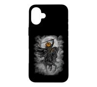 Carcasa para iPhone 16 Plus Mercenario de arpillera como Motivo de Halloween de Jinete
