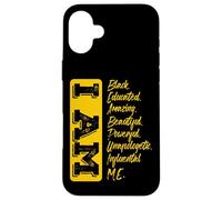 Carcasa para iPhone 16 Plus Mes De La Historia De Los Negros Orgullo Africano con Una