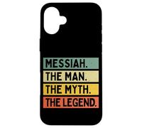 Carcasa para iPhone 16 Plus Messiah The Man The Myth The Legend - Cita Personalizada Divertida