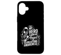 Carcasa para iPhone 16 Plus Mi héroe es Ahora mi Conciencia del Glioblastoma Multiforme ángel