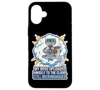 Carcasa para iPhone 16 Plus Mi Jefe se subió a la Nube aún microgestiona