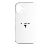 Carcasa para iPhone 16 Plus Mi Salvador Minimalista Fe Jesús Cool Christian