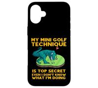 Carcasa para iPhone 16 Plus Mi Técnica de Mini Golf es de Alto Secreto Incluso yo no sé qué