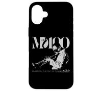Carcasa para iPhone 16 Plus Miles Davis MD100 Gris Trompeta Foto