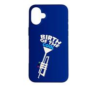 Carcasa para iPhone 16 Plus Miles Davis Nacimiento de la Trompeta Geométrica Fresca