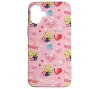 Carcasa para iPhone 16 Plus Minions Big Heart All Over Print