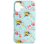 Carcasa para iPhone 16 Plus Minions Cupid All Over Print