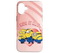 Carcasa para iPhone 16 Plus Minions Hug It out
