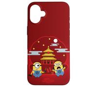 Carcasa para iPhone 16 Plus Minions Lunar New Year Fireworks Fun