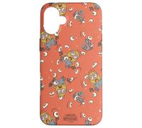 Carcasa para iPhone 16 Plus Minions & Monsters Henry and Irene All Over Print