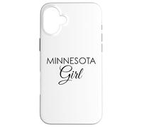 Carcasa para iPhone 16 Plus Minnesota Chica Retro Minneapolis Vintage Mujer Viaje De Vacaciones