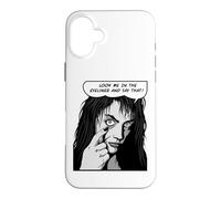 Carcasa para iPhone 16 Plus Mírame En El Delineador De Ojos Y Di Que Pop Art EMO Goth Girl
